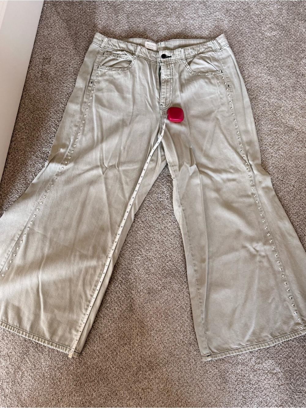 Pilcro Adi Stud Flare Jeans - Anthropologie Plus Size - Picture 6 of 8